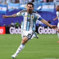 Lionel Messi la gran figura del triunfo argentino