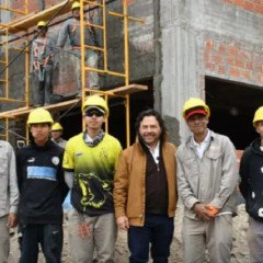 Supervisan obras en la Ciudad Judicial de Orán