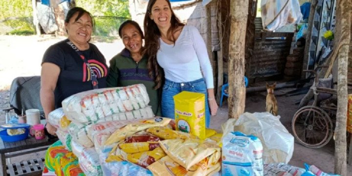 Operativo alimentario en Tartagal