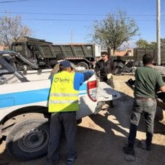 Retiraron 5 toneladas de chatarras en Solís Pizarro