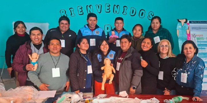 Capacitación de RCP neonatal en el interior