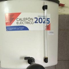 Entregaron calefones eléctricos 