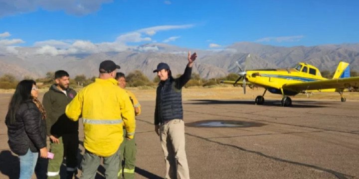 En Cafayate el incendio está contenido