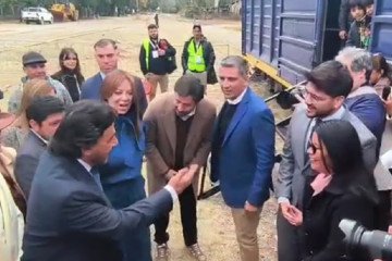 Llegó el Tren 25 de Mayo a Campo Quijano