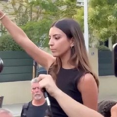 España: activista realizó saludo nazi