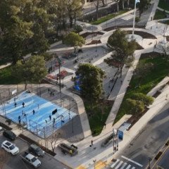 Plaza Evita renovada: ya se disfruta a pleno