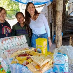 Operativo alimentario en Tartagal