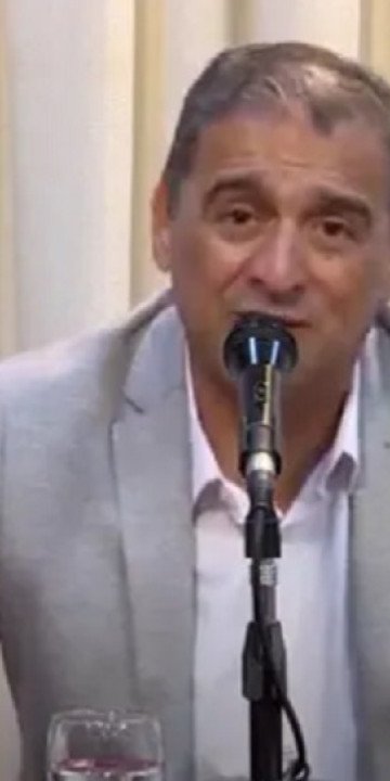 Mangione sufrió un accidente en moto