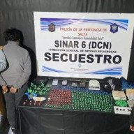 Procedimientos antidrogas en Capital e interior
