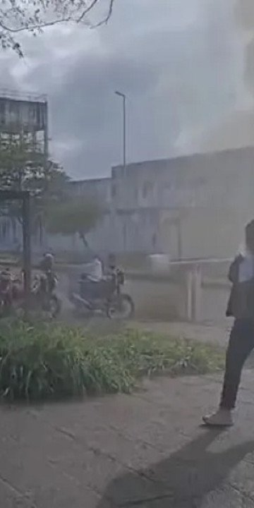 Principio de incendio en la Alcaidía de la Capital