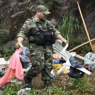 Nuevo operativo de limpieza en el cerro San Bernardo