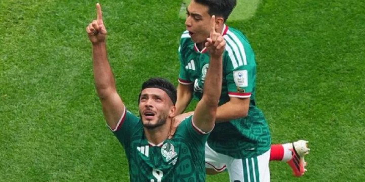 Victoria de México ante Sudáfrica