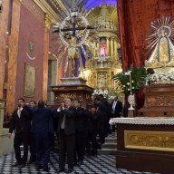 Entronizaron las imágenes del Señor y Virgen del Milagro