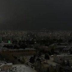 Teherán amanece bajo una 