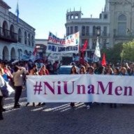 Nueva marcha Ni Una Menos en Salta