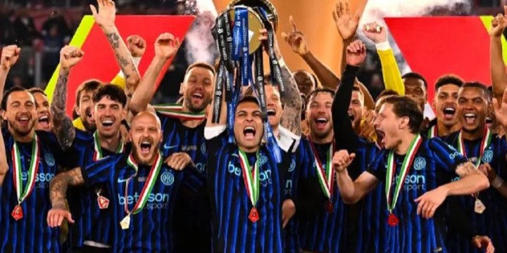 El Inter salió campeón de la Copa Italia