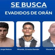 Intensa búsqueda de tres evadidos de la Comisaría de Orán