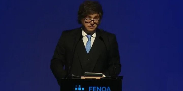 Javier Milei disertó en el FENOA 2026