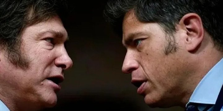 Sondeo revela empate entre Milei y Kicillof