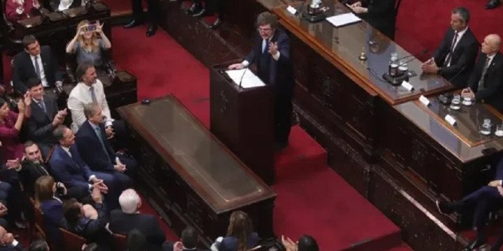 Milei dio su mensaje ante la Asamblea Legislativa