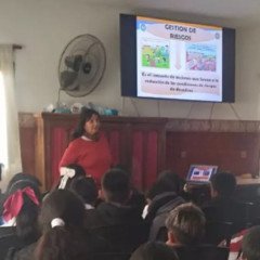 Alumnos se capacitaron en prevención sísmica