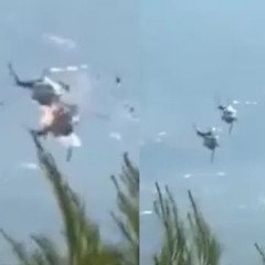 Choque fatal de helicópteros en Grecia