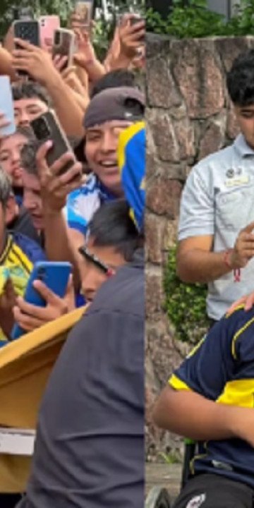 Boca llegó a Salta y fue recibido por los hinchas