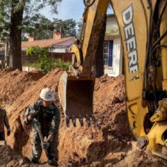 Obra hídrica en Rosario de la Frontera