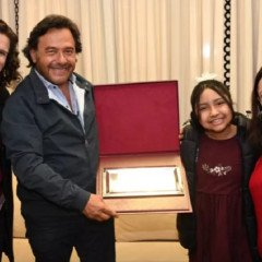 El Gobernador recibió a Margarita Ponce 