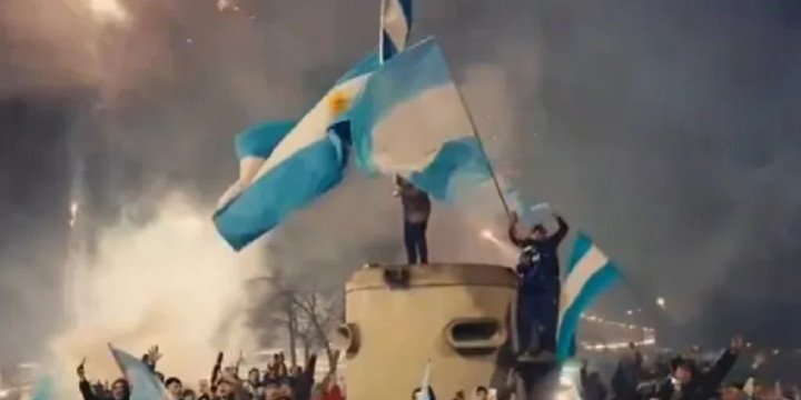 El recibimiento a la Selección Argentina