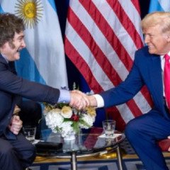 Javier Milei participa de una cumbre con Donald Trump