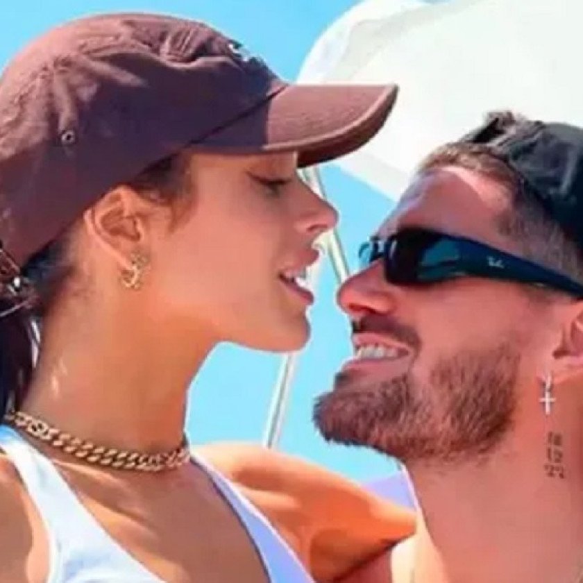 Rodrigo de Paul y Tini a pura pasión en EE:UU