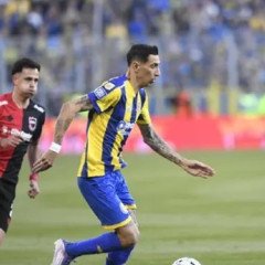 Ángel Di María se lesionó en el partido ante Newell's