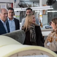Karina se sumó a las recorridas en CABA