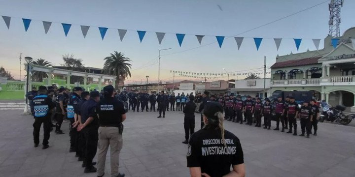 Operativo de seguridad en Valle de Lerma