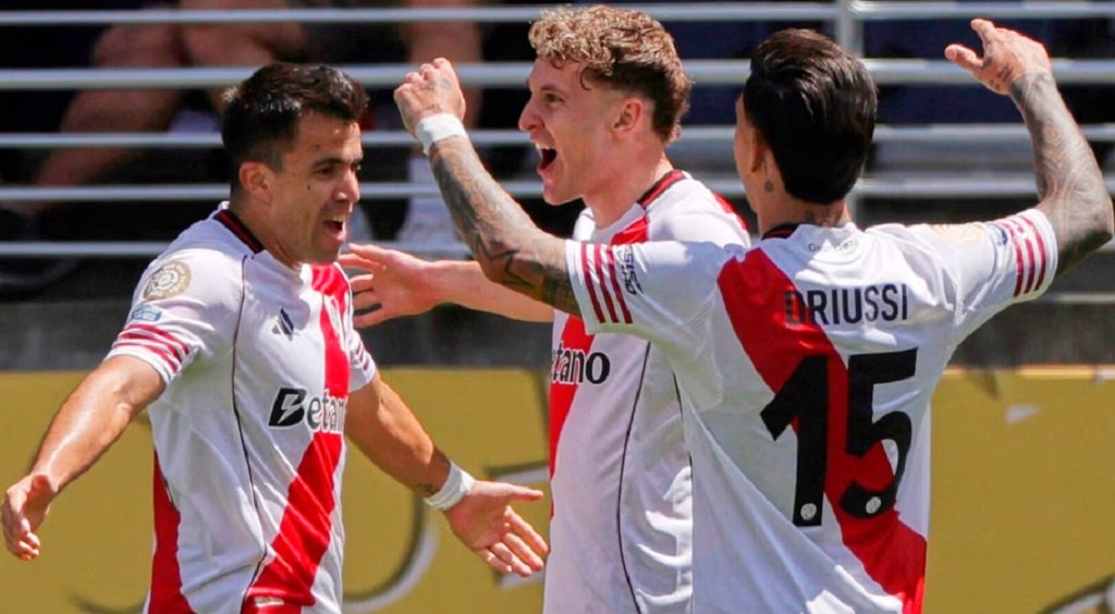 River goleó a Belgrano en el Monumental