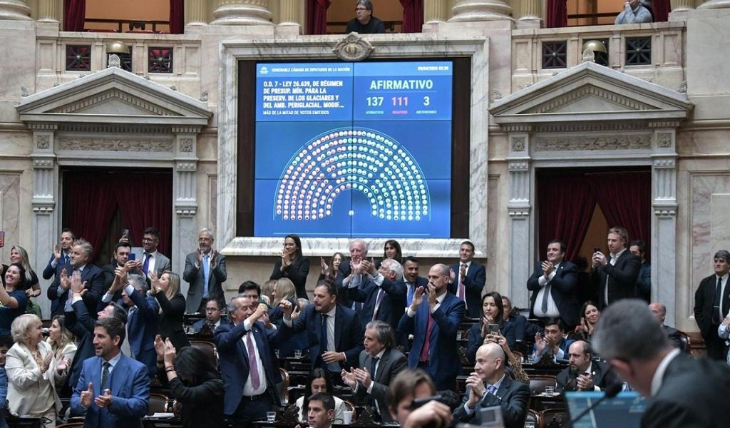 Diputados aprobaron la reforma de la Ley de Glaciares
