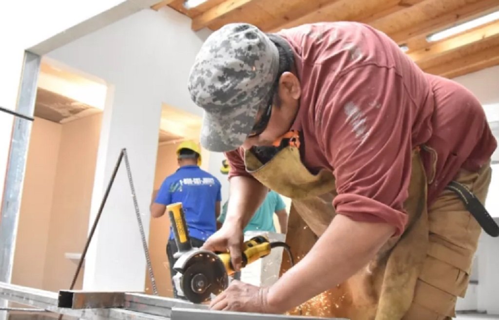 Avanza la construcción de un centro de desarrollo infantil en Coronel Moldes