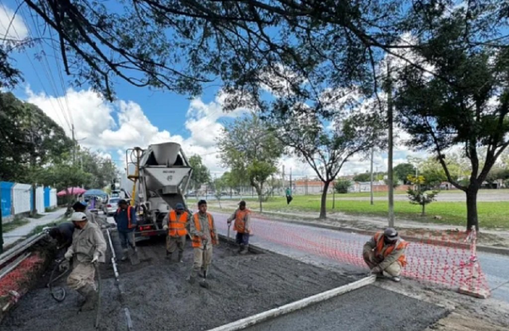 Avances de obras en Bº Limache