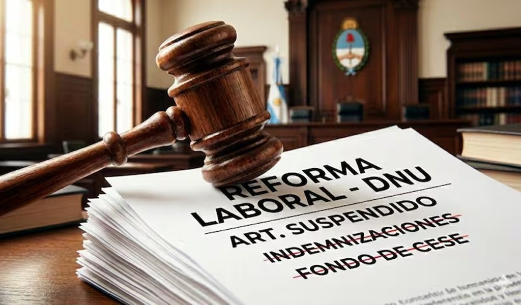 Suspenden la aplicación de la Reforma Laboral