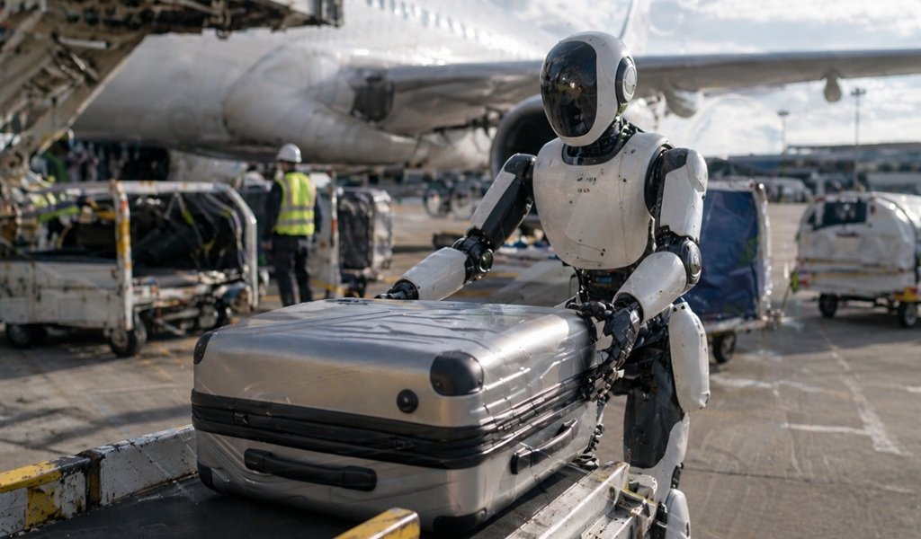 Robots humanoides llegan a los aeropuertos