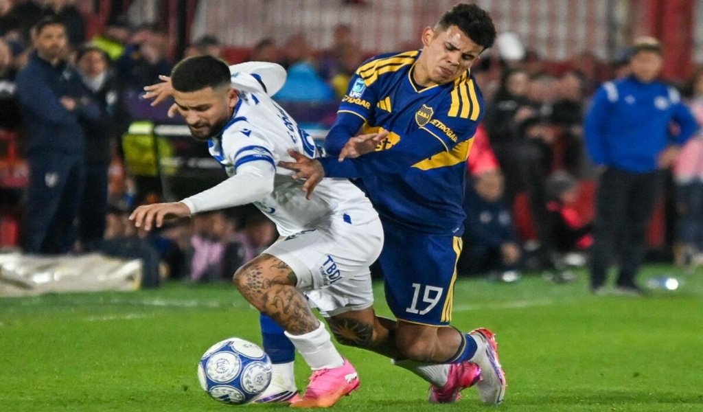 Boca reaccionó y empató con Vélez 1 a 1