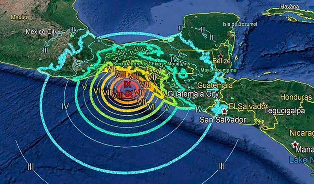 Un sismo de 5.2 sacudió Chiapas, México