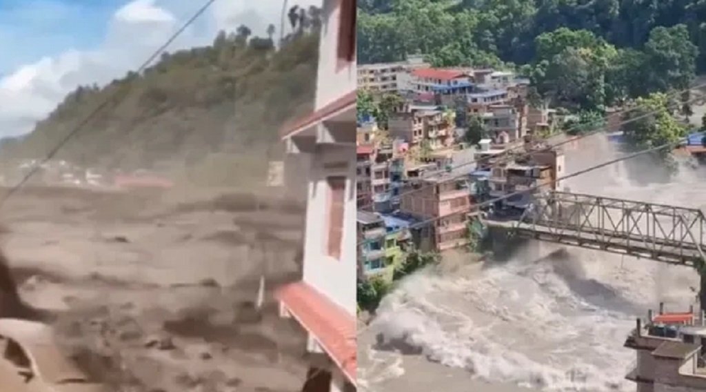 Violenta inundación repentina en Nepal
