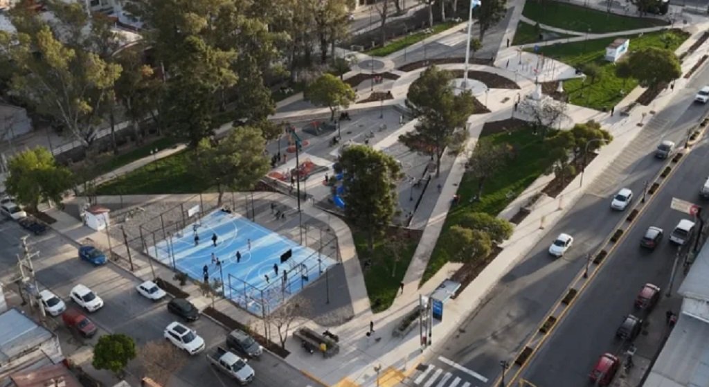 Plaza Evita renovada: ya se disfruta a pleno