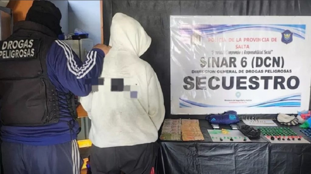 Secuestran más de 700 dosis de droga en barrio Ceferino