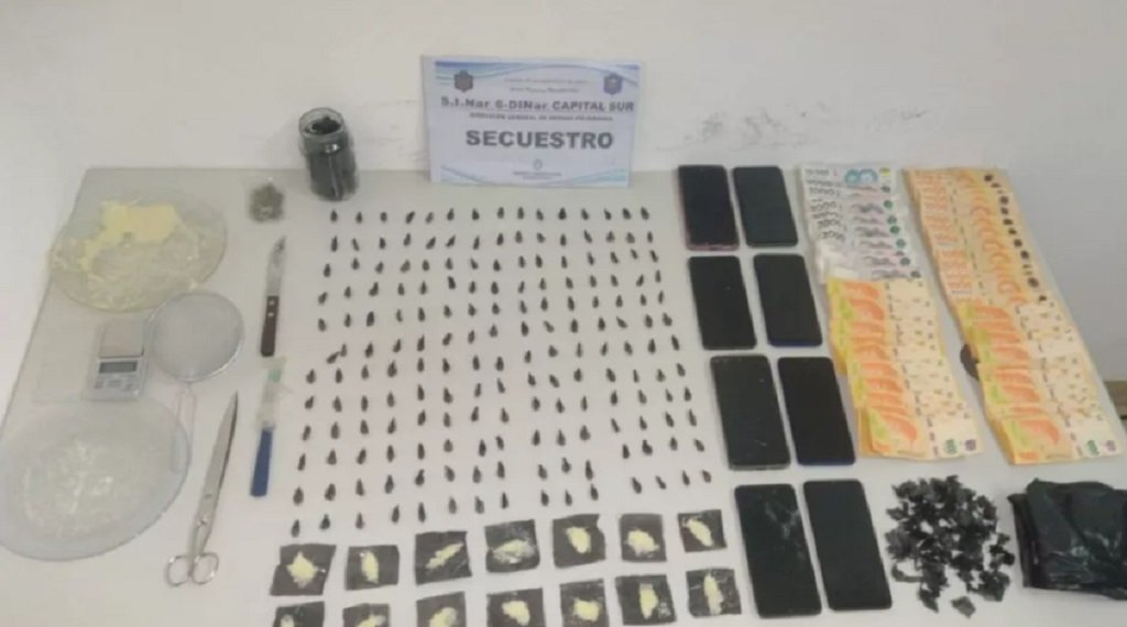 Incautaron más de 10 mil dosis de droga en distintos procedimientos policiales