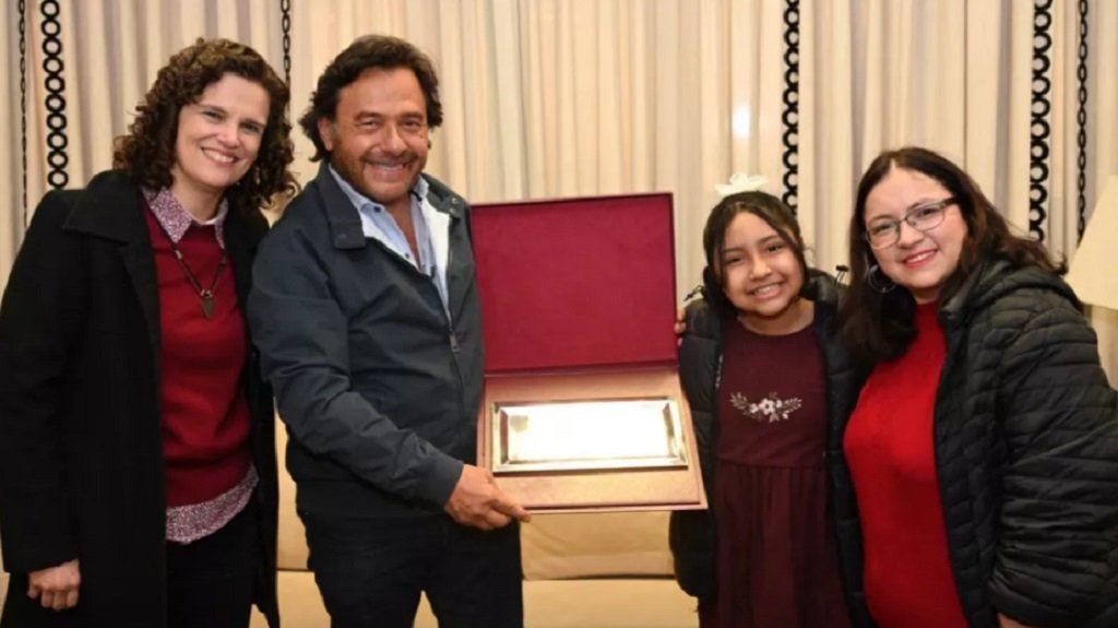 El Gobernador recibió a Margarita Ponce 