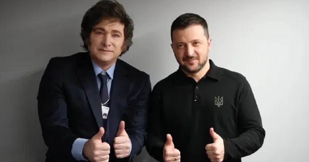 Zelenski invitó a Milei a Ucrania