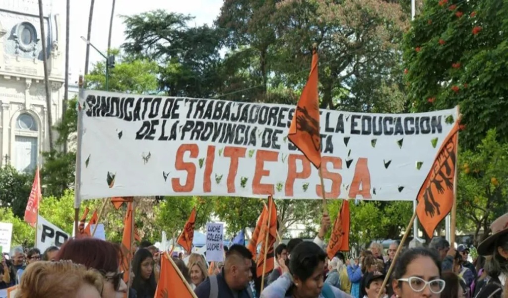 SITEPSa resolvió en asamblea continuar con el paro docente